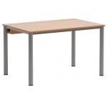 EDV-Tisch, 120x80 cm (B/T), 72 cm hoch, Holzkabelkanal mit Deckel, 